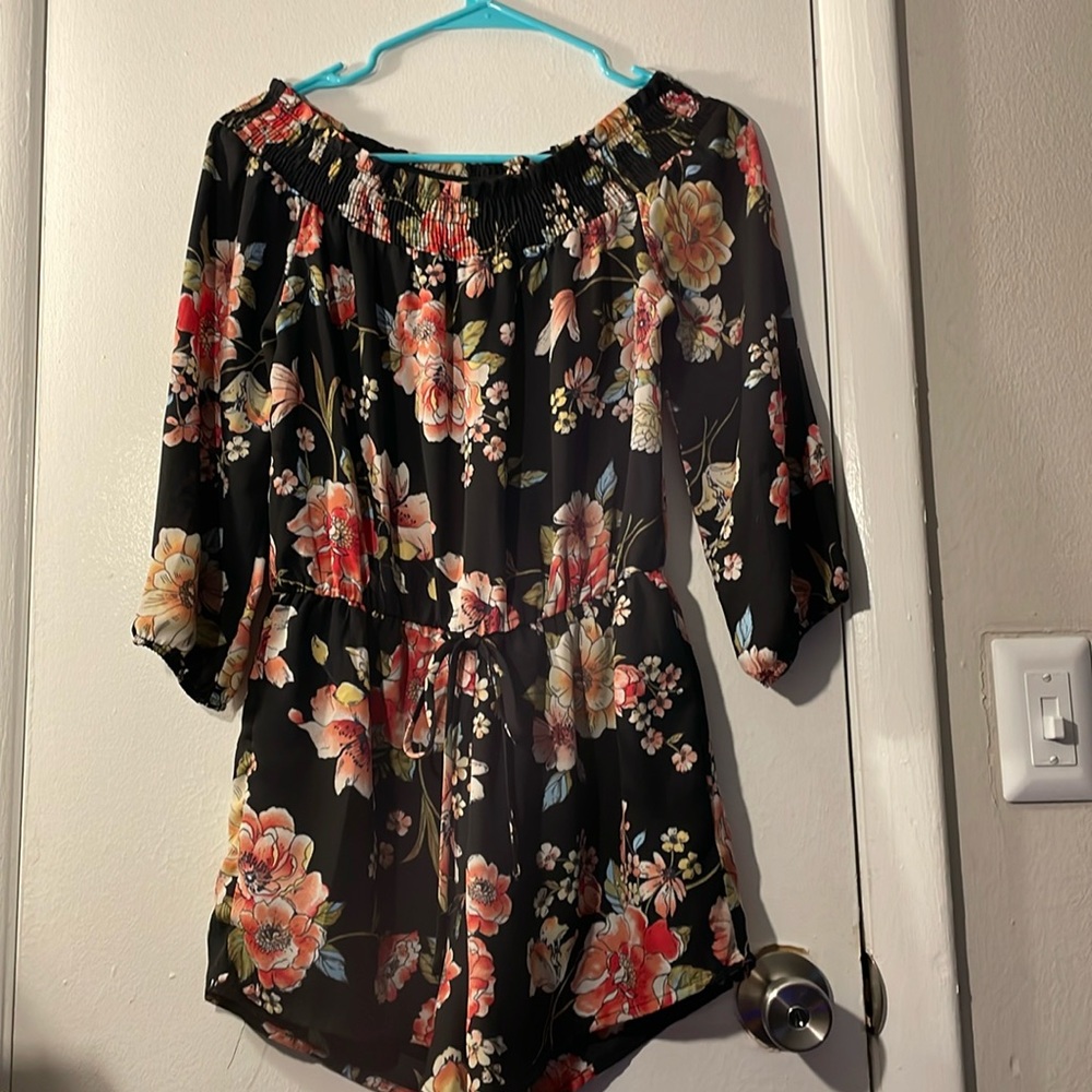 Small floral romper